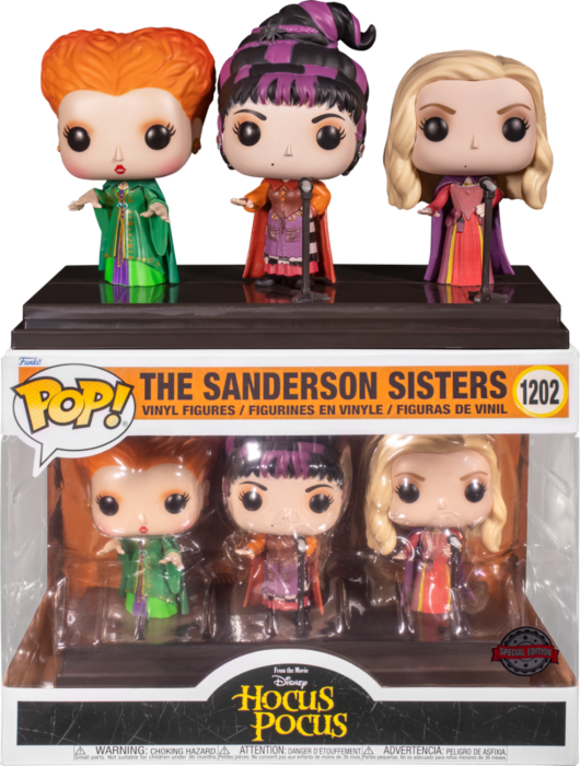 Funko Pop! Hocus Pocus (1993) - The Sanderson Sisters I Put A Spell On You Movie Moment - 3-Pack #1202