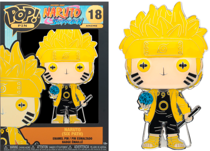 Funko Pop! Naruto: Shippuden - Six Path 4" Enamel Pin - Bundle (Set of 4) - Real Pop Mania