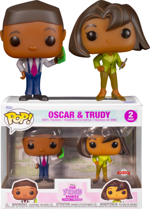 Funko Pop! The Proud Family: Louder and Prouder - Oscar & Trudy - 2-Pack