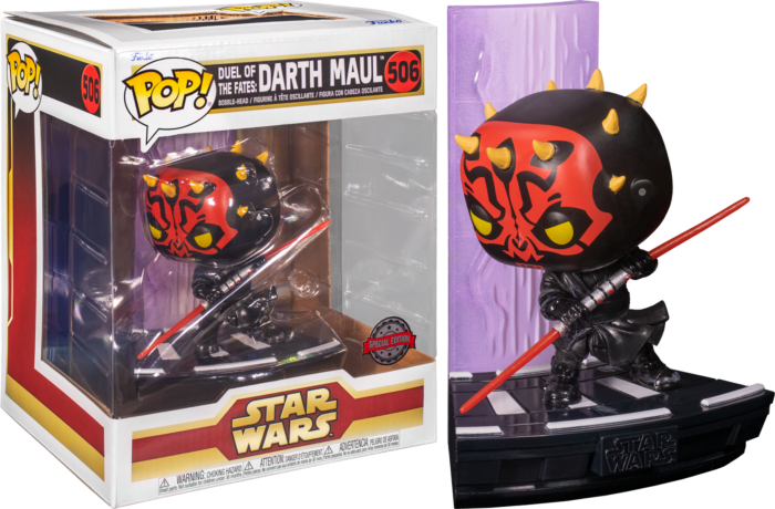 Funko Pop! Star Wars Episode I: The Phantom Menace - Darth Maul Duel Of The Fates Deluxe #506 - Real Pop Mania