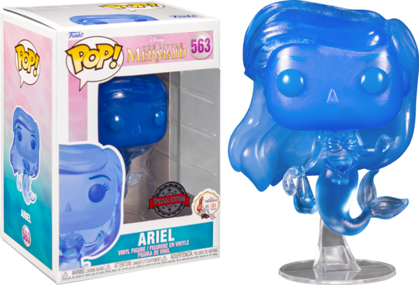 Funko Pop! The Little Mermaid (1989) - Ariel with Bag Blue Translucent #563