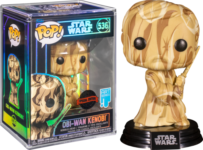 Funko Pop! Star Wars - Obi-Wan Kenobi Rebel Alliance Artist Series with Pop! Protector #536 - Real Pop Mania