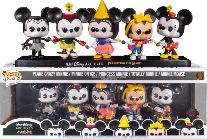 Funko Pop! Mickey Mouse - Minnie Mouse Disney Archives - 5-Pack - Real Pop Mania