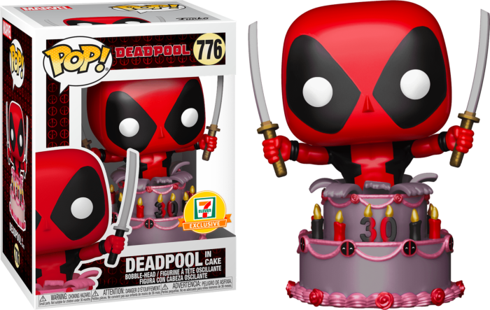 Funko Pop! Deadpool - Deadpool in Cake 30th Anniversary Metallic #776