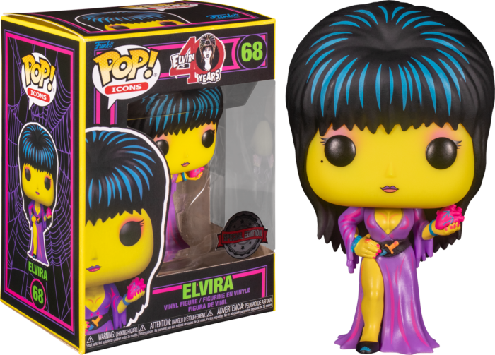 Funko Pop! Elvira: Mistress of the Dark - Elvira Blacklight #68