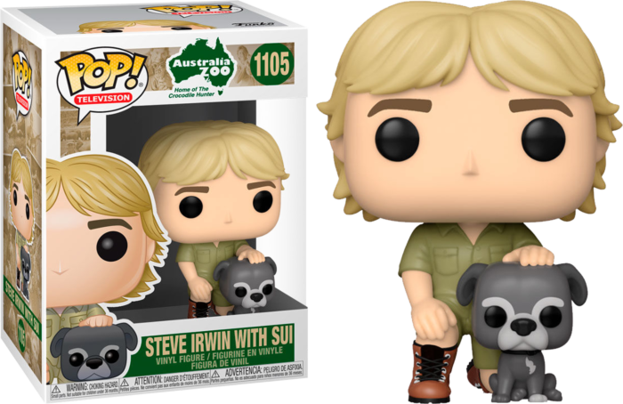 Funko Pop The Crocodile Hunter Steve Irwin with Sui 1105