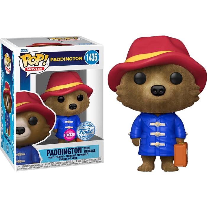 Funko Pop! Paddington - Paddington with Suitcase Flocked #1435