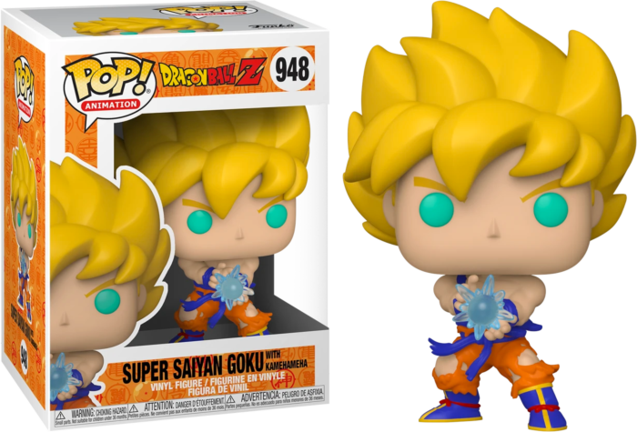 Funko Pop Dragon Ball Z Super Saiyan Goku with Kamehameha Wave 948