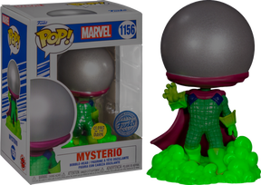 Mysterio glow in the dark funko pop deals