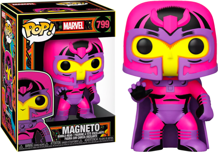 Funko Pop! Marvel: Blacklight - Magneto Blacklight #799