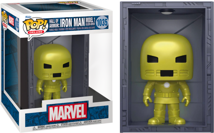 Funko Pop! Iron Man: Hall of Armor - Model 1 Metallic Deluxe #1035 - Real Pop Mania