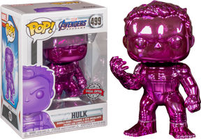 Funko Pop! Avengers 4: Endgame - Hulk with Nano Gauntlet Chrome 6” - Bundle (Set of 6) - The Amazing Collectables