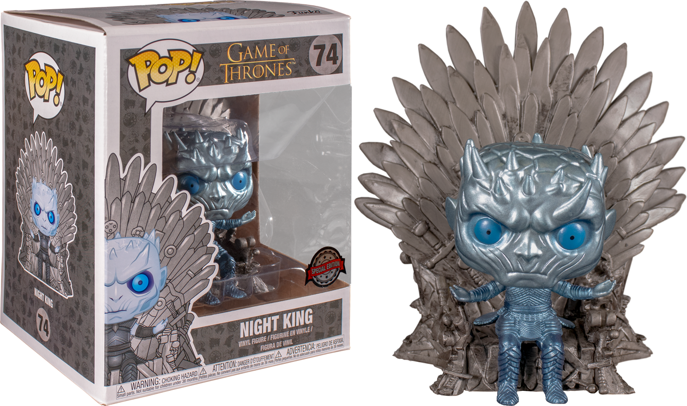 Funko Pop! Game of Thrones - Night King on Throne Metallic Deluxe #74