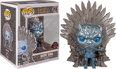 Funko Pop! Game of Thrones - Night King on Throne Metallic Deluxe #74 - The Amazing Collectables