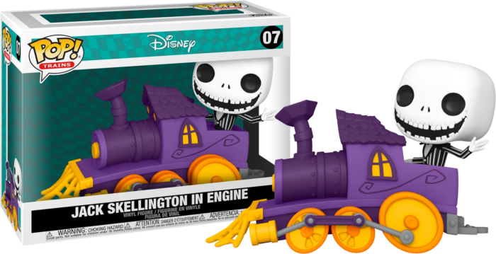 Funko Pop! The Nightmare Before Christmas - Jack Skellington in Train Engine Deluxe #07 - Real Pop Mania