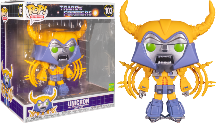 Funko Pop! Transformers (1984) - Unicron Jumbo #183 (2022 Summer Convention Exclusive) - Real Pop Mania