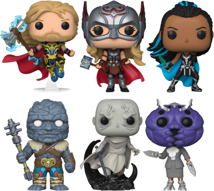 Funko Pop! Thor 4: Love and Thunder - Four To The Thor - Bundle (Set of 6) - Real Pop Mania