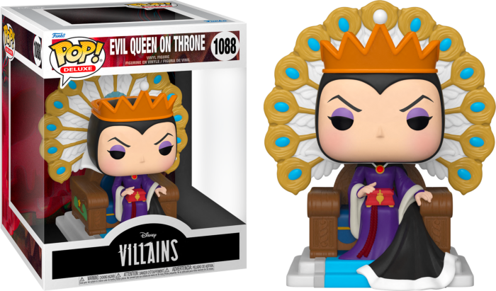Funko Pop! Snow White and the Seven Dwarfs - Evil Queen on Throne Deluxe #1088 - Real Pop Mania
