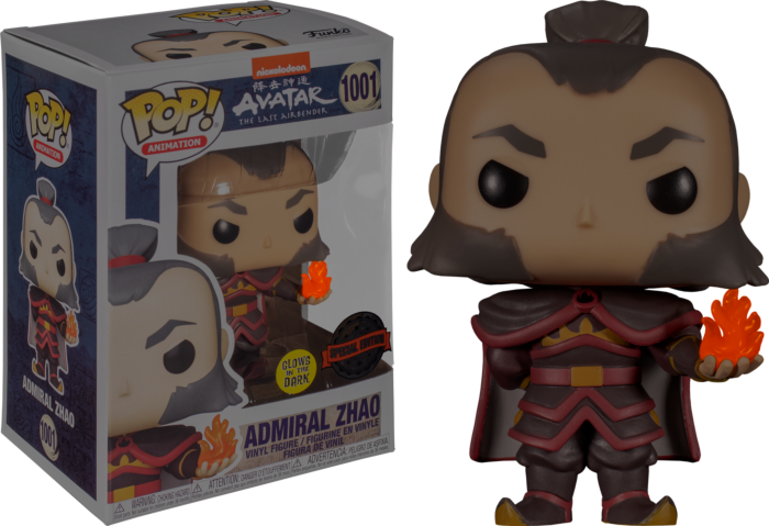 Funko Pop! Avatar: The Last Airbender - Admiral Zhao with Fireball Glow in the Dark #1001 - Real Pop Mania