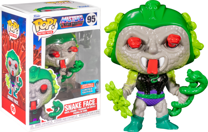 Funko Pop! Masters of the Universe - Snake Face #95 (2021 Fall Convention Exclusive)