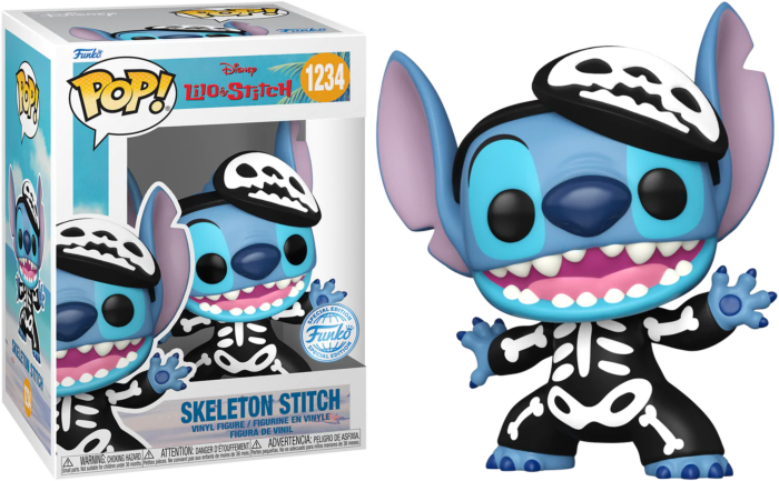 Funko Pop! Lilo & Stitch - Skeleton Stitch #1234 - Chase Chance