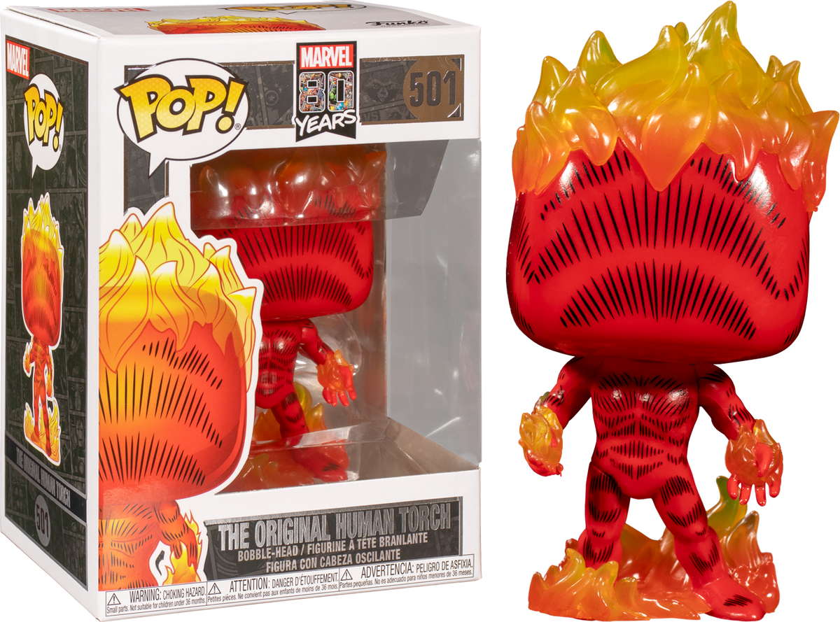 Funko Pop! Fantastic Four - Human Torch First Appearance 80th Anniversary #501 - The Amazing Collectables