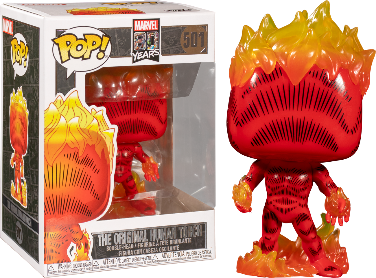 Funko Pop! Fantastic Four - Human Torch First Appearance 80th Anniversary #501