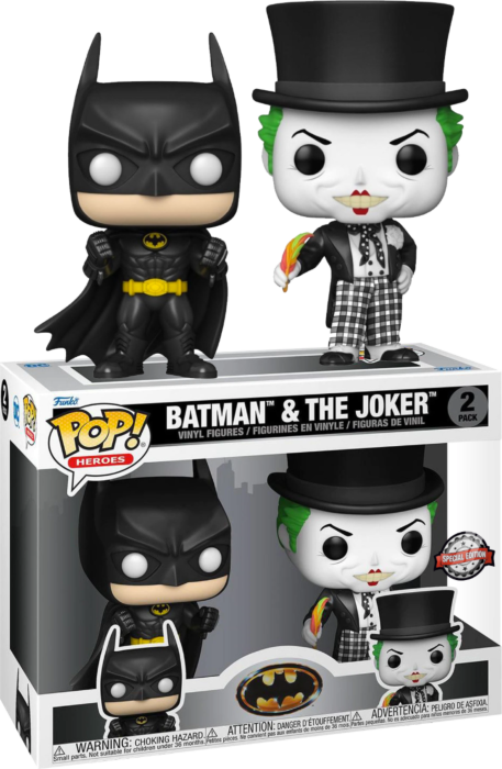 Funko Pop! Batman (1989) - Batman & The Joker - 2-Pack - Real Pop Mania