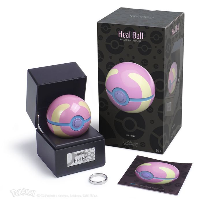 Pokemon - Heal Ball 1:1 Scale Life Size Die-Cast Prop Replica - Real Pop Mania