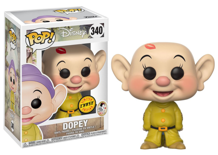 Funko Pop! Snow White and the Seven Dwarfs - Dopey #340 - Chase Chance - Real Pop Mania
