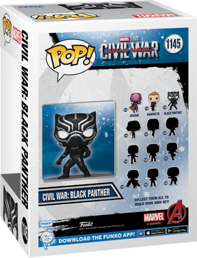 Funko Pop! Captain America: Civil War - Black Panther Build-A-Scene #1145