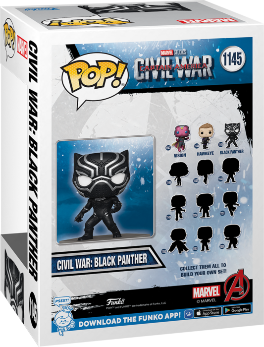 Funko Pop! Captain America: Civil War - Black Panther Build-A-Scene #1145