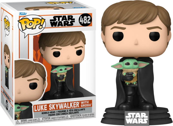 Funko Pop! Star Wars: The Mandalorian - Luke Skywalker with Grogu #482