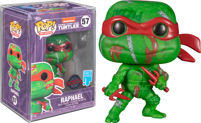 Funko Pop! Teenage Mutant Ninja Turtles II: The Secret of the Ooze - Raphael Artist Series with Pop! Protector #57