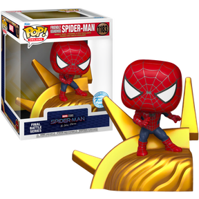Funko Pop! Spider-Man: No Way Home - Friendly Neighborhood Spider-Man Final Battle Series Build-A-Scene Deluxe #1183