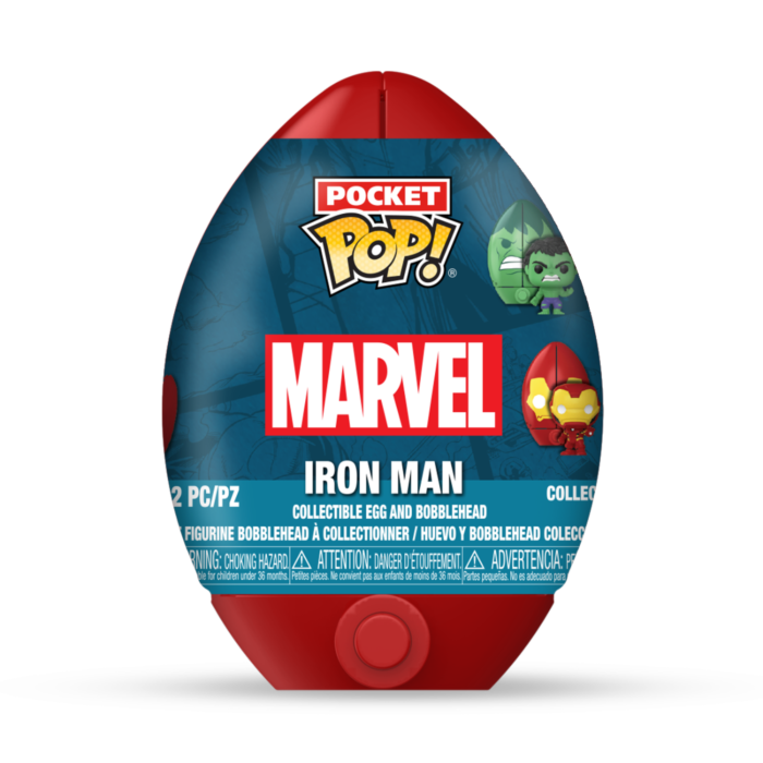 Funko Pop! Marvel: The Avengers - Pocket Pop! Vinyl Figure in Easter Egg (Display of 12 Units)