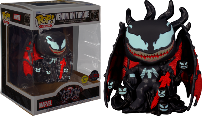 Funko Pop! Venom - Venom on Throne Glow in the Dark Deluxe #965