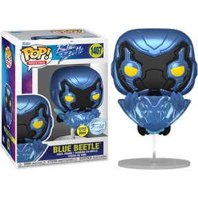 Funko Pop! Blue Beetle (2023) - Blue Beetle in Flight Glow in the Dark #1407