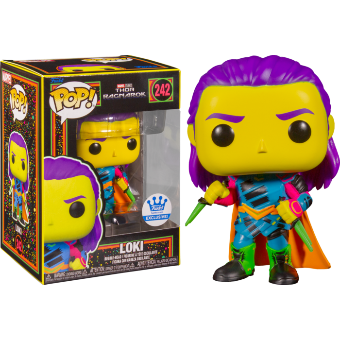 Funko Pop! Thor 3: Ragnarok - Loki Blacklight #242 [Restricted Shipping / Check Description]