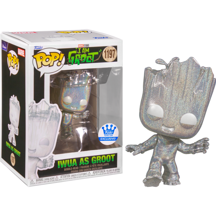 Funko Pop! I Am Groot (2022) - Iwua as Groot Pearlescent #1197 [Restricted Shipping / Check Description]