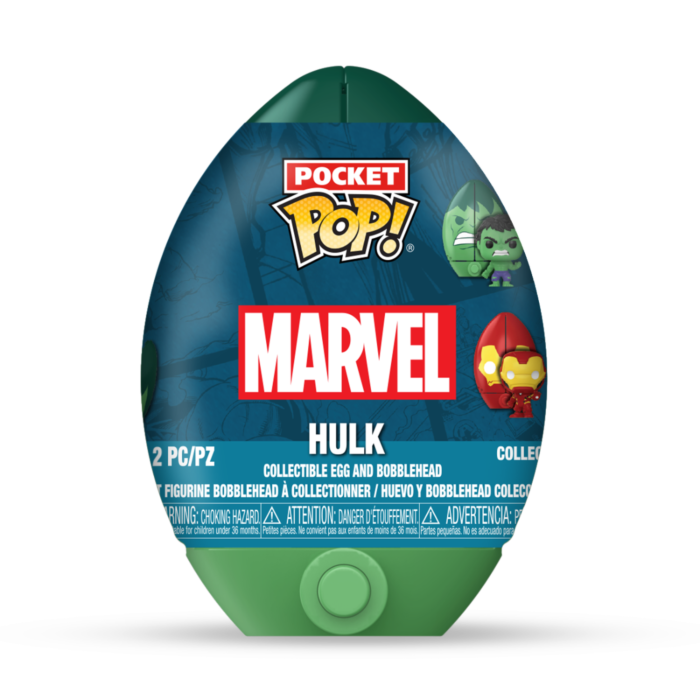 Funko Pop! Marvel: The Avengers - Pocket Pop! Vinyl Figure in Easter Egg (Display of 12 Units)