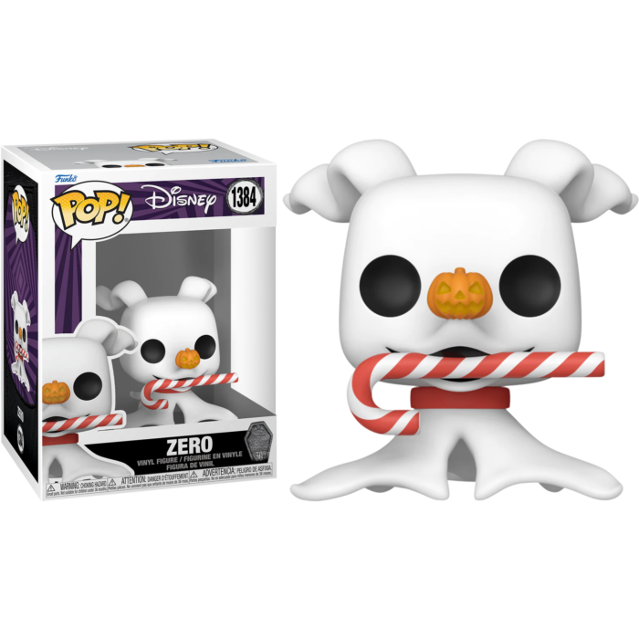 Funko Pop! The Nightmare Before Christmas 30th Anniversary - Zero with Candy Cane #1384