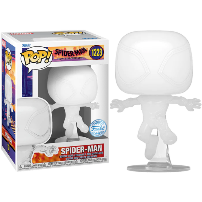Funko Pop! Spider-Man: Across the Spider-Verse (2023) - Miles Morales as Spider-Man (Transparent) #1223