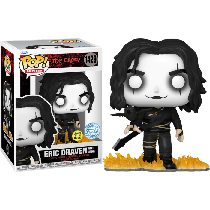Funko Pop! The Crow - Eric Draven with Crow Glow in the Dark #1429