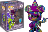 Funko Pop! Fantasia - Sorcerer Mickey Purple & Green Artist Series 80th Anniversary with Pop! Protector #15 - The Amazing Collectables