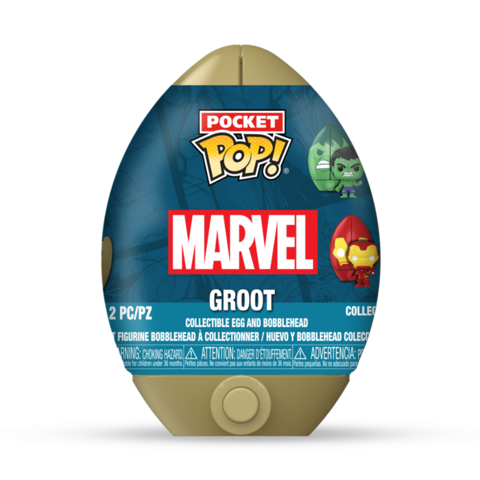 Funko Pop! Marvel: The Avengers - Pocket Pop! Vinyl Figure in Easter Egg (Display of 12 Units)