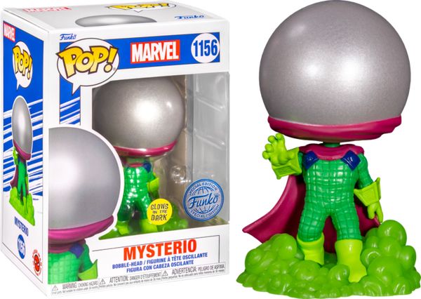 Funko Pop Spider Man Mysterio Earth 616 Glow in the Dark 1156