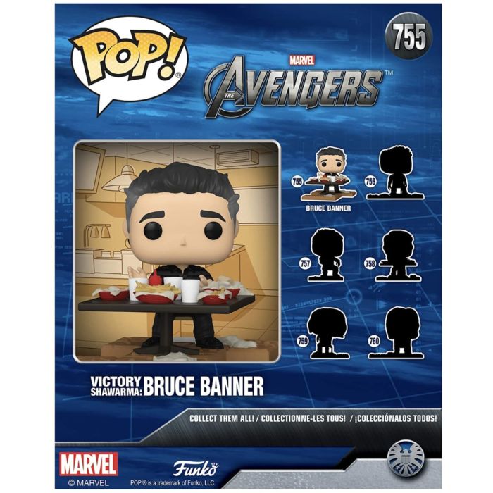Funko Pop! The Avengers - Bruce Banner Victory Shawarma Diorama Deluxe #755