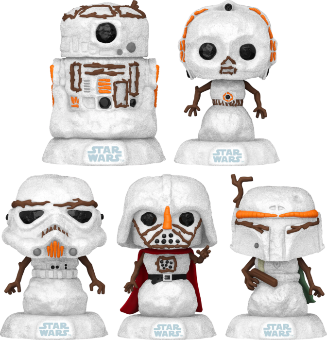 Funko Pop! Star Wars: Holiday - Snowman - Bundle (Set of 5) - Real Pop Mania