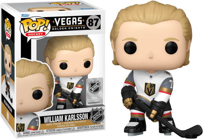 Funko Pop! NHL Hockey - William Karlsson Vegas Golden Knights Away Jersey #87 - Real Pop Mania